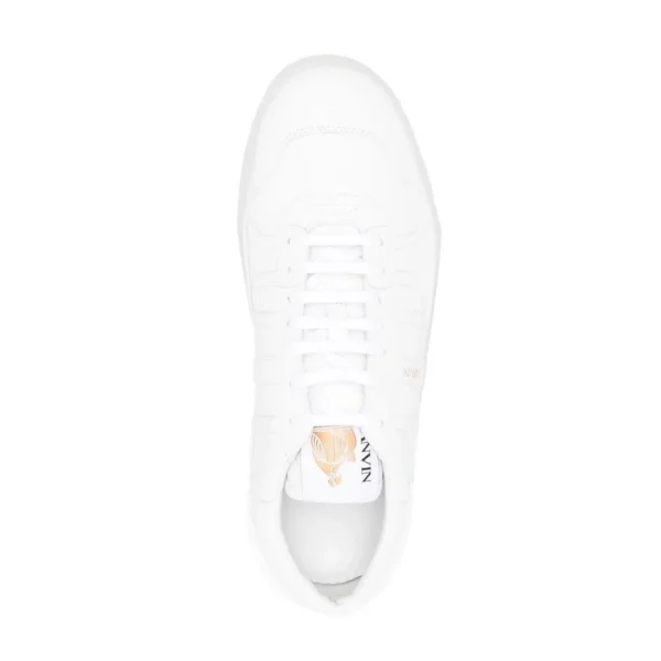 Lanvin Curb Sneakers White