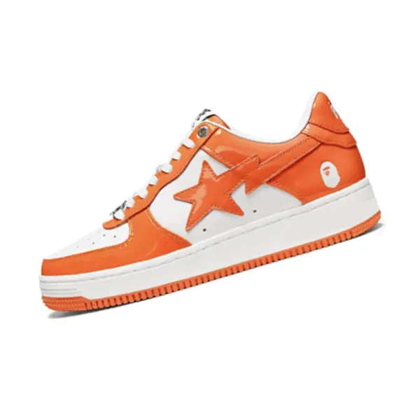 Orange Bape Shoes